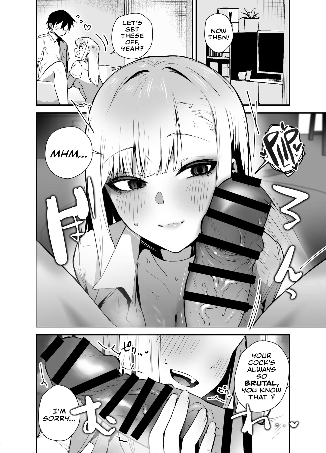 Hentai Manga Comic-After I Refused A Blowjob From An Uninvited Slutty, Passionate Gal, I Gave Her A Creampie Confession And Had Lots Of Sweet, Loving Sex With Her!-Read-9